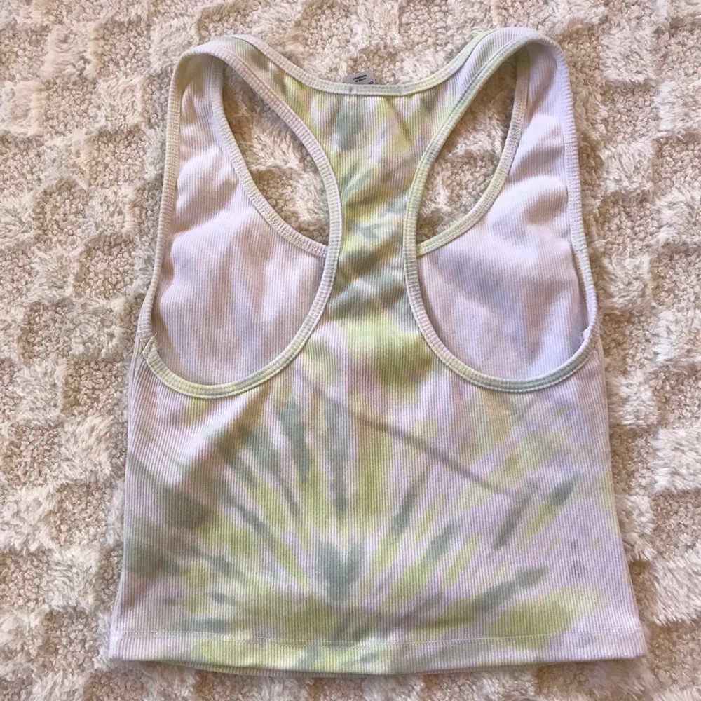 Forever 21 Tie-Dye Cropped Tank Top - Picture 2 of 6